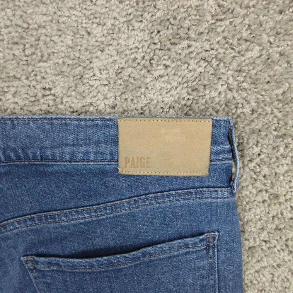 Paige Jeans Mens 34x32 Blue Lennox Slim Straight Giles Stretch Flex Denim Pants